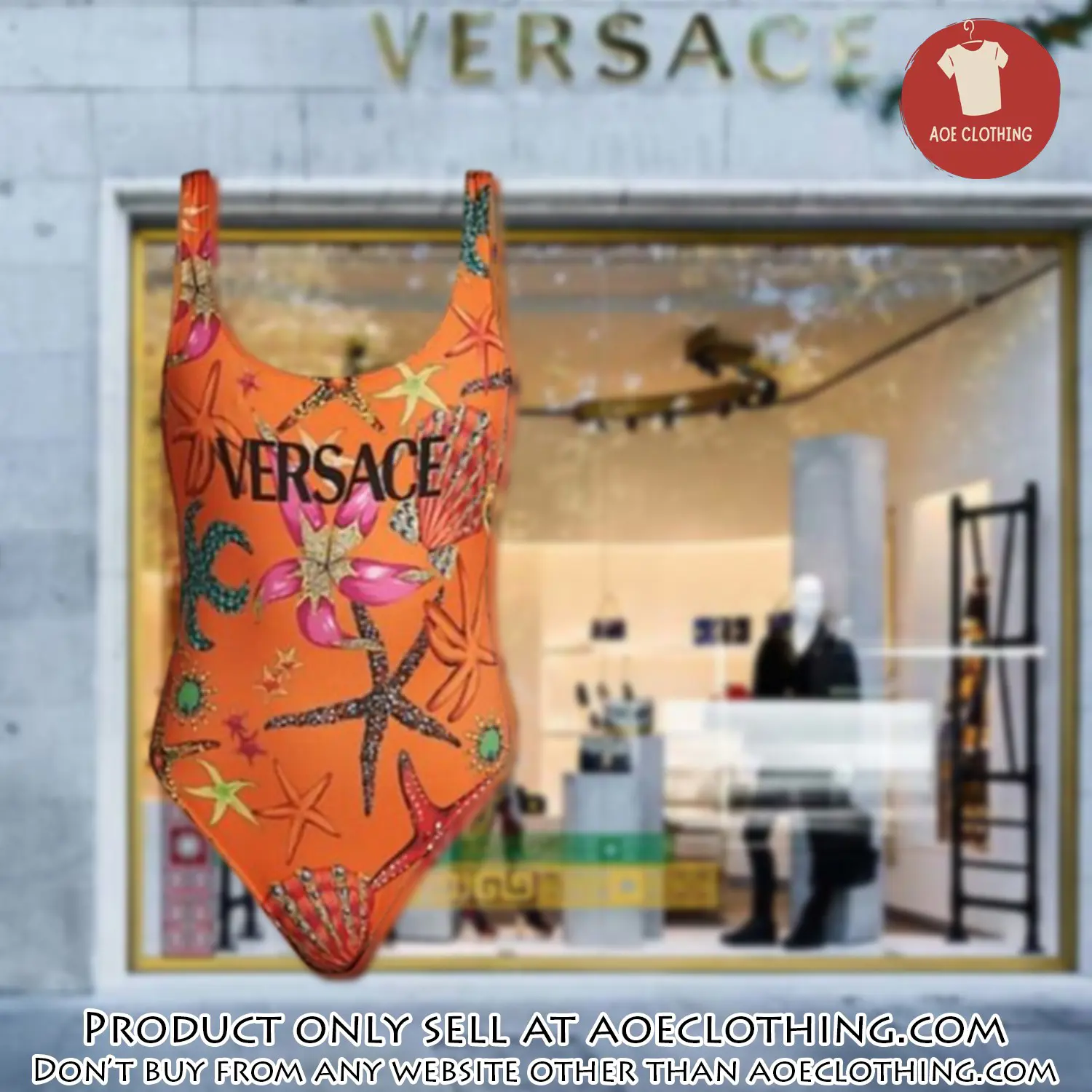 Versace swimwear beachwear one piece swimsuit osw1076 aoe2547329